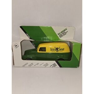 New VTG John Deere Panel Delivery Truck Bank '50 Chevy 1/25 Scale Ertl